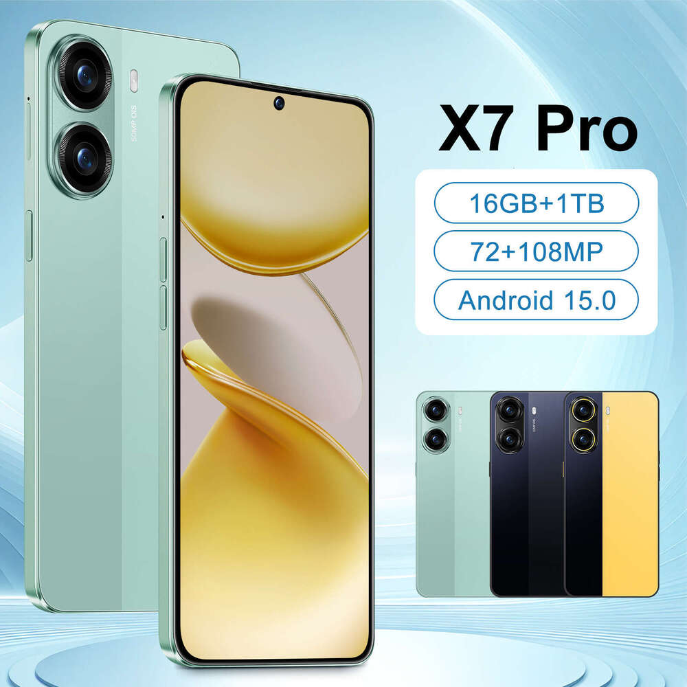Famous brand cross-border smartphone X7 Pro 7.3-inch high-definition large screen 16+1T Android phone source factory CKS