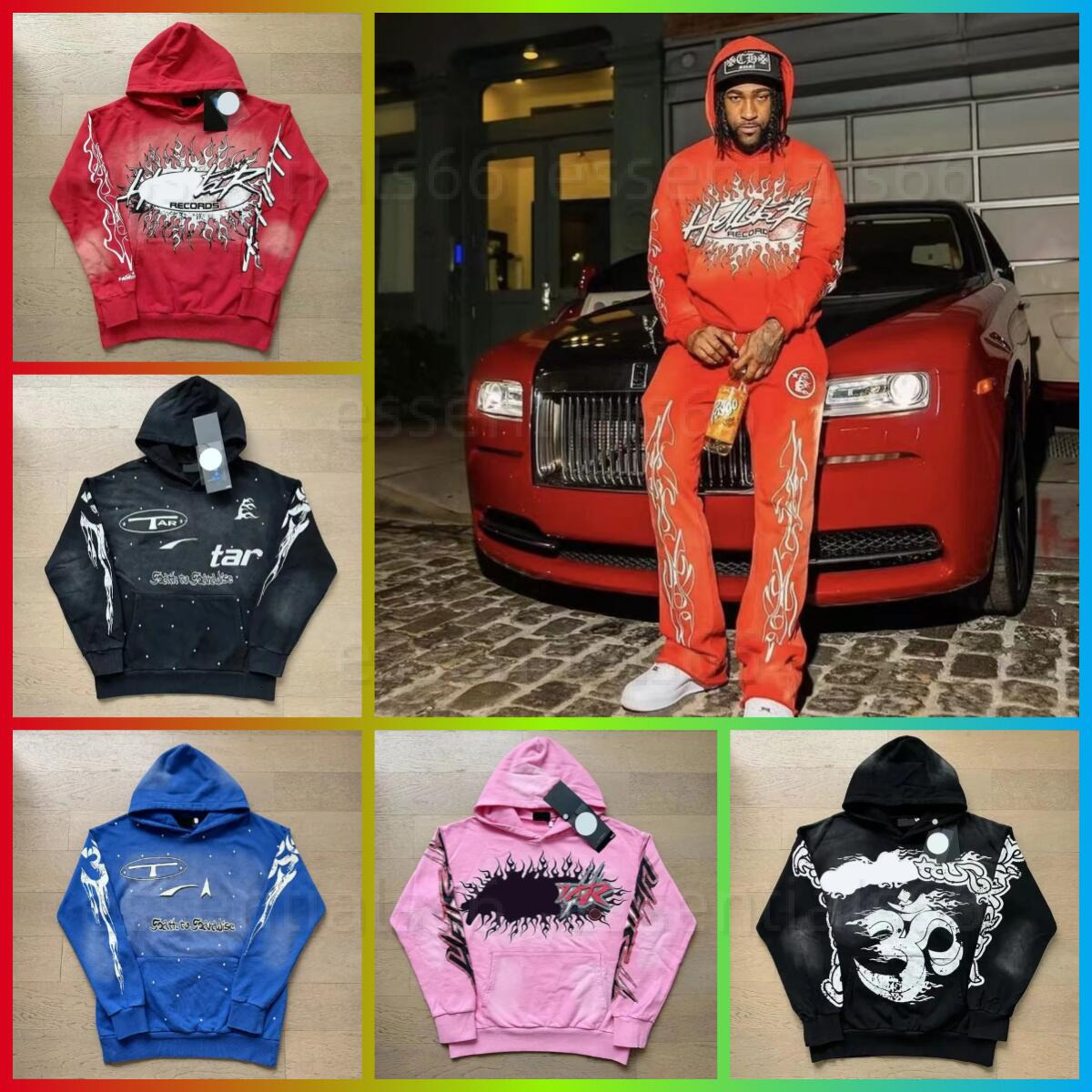 Designer Mens Hoodiefor Man Woman Tracksuits Sports Pants Pullover Vintage Street Graffiti Sweatshirts Starly Hoodie Designer Hoodie