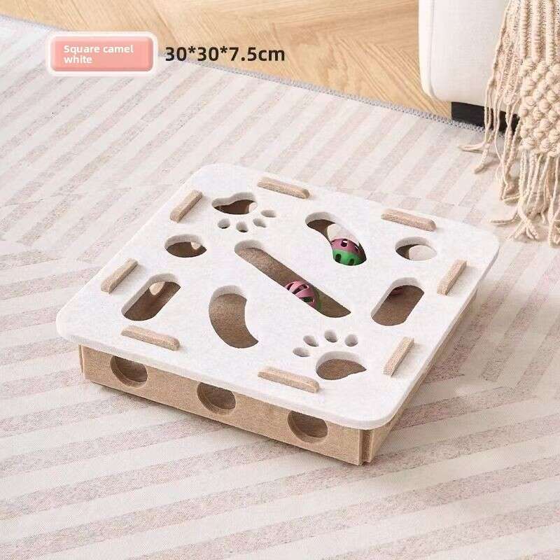 Cross-Border Wholesale Hole-Punching Puzzle Fun Teasing Maze Box Cat Self-Entertainment Boredom Relief Artifact Pet Toy