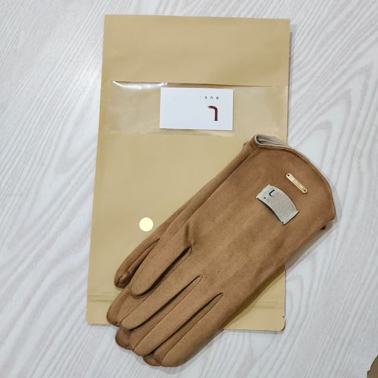 Austrian Designer Fleece-Lined Autumn Winter Outdoor Cycling Hiking Warm Cold-Resistant Unisex Adult Gloves