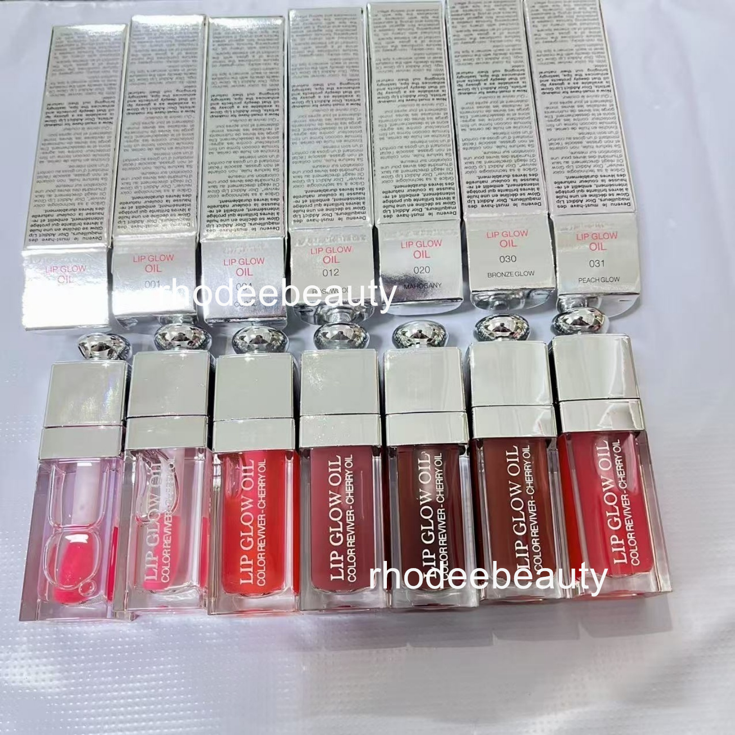 Promotion Lip Oil 6ml 0.2oz Brand Makeup 9 Colors Lip Glow Cherry Oil Moisturizing Shiny glitter liquid lipstick Cosmetics free ship