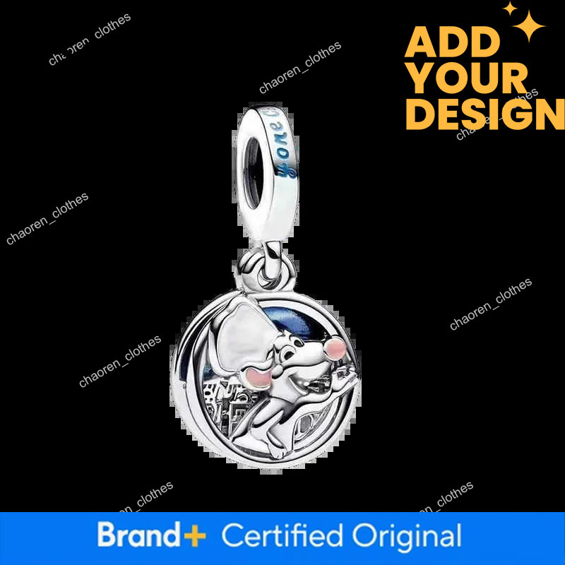 Disney custom Hot Toys Pixar Ratatouille Charm Dangle Snake Fit Original Bracelet Necklace Beads For Diy Jewelry Women Gift H251220