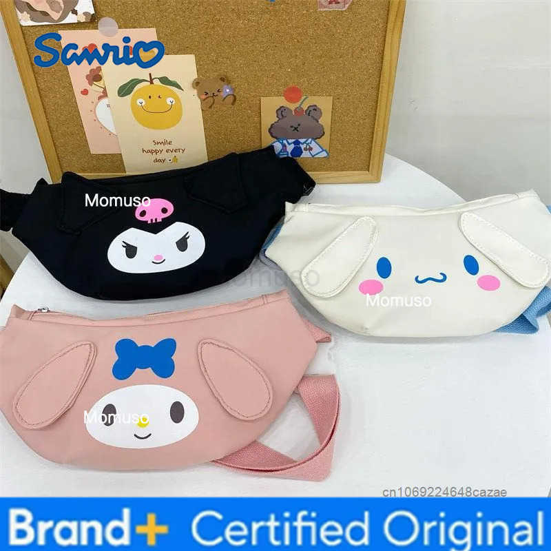 Sanrio Cinnamoroll My Melody Kuromi New Cartoon Handbag Versatile Trendy Cute Crossbody Bag Japanese Style Harajuku Shoulder Bag H251230