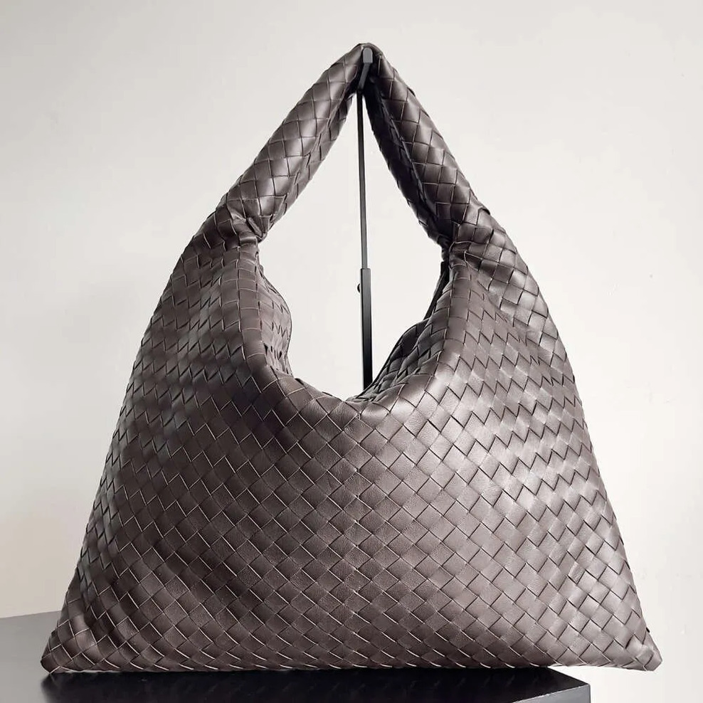 Designer Bag Olive Green Brown Suede Tote Large Hop Shoulder Bags Woven Calfskin Leather Internal Zippered Pocket Flap Closure Secured 19C