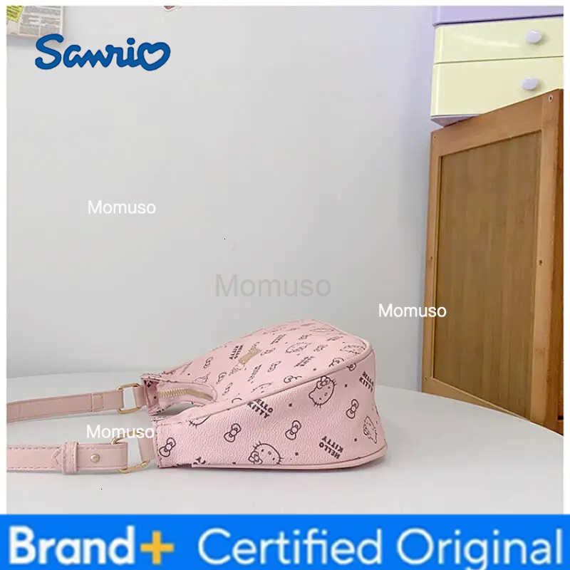 Sanrio Miniso Hello Kitty Underarm Bag Kawaii College Student Commuter Bag Ins Korean Cartoon Anime Couple Birthday Gift H251230