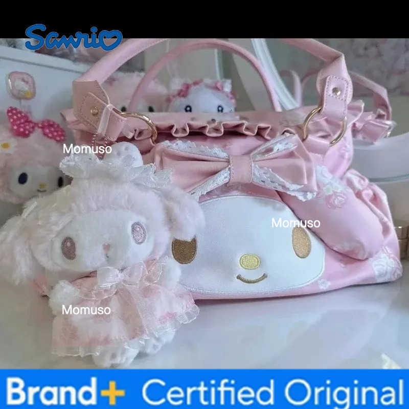 Sanrio Cartoon Character My Melody Printed Commuter Handbag Large Capacity Crossbody Tote Bag Makeup Storage Bag Holiday Toys H251230