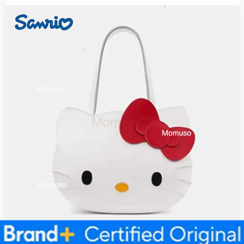 Sanrio Sanrios Shoulder Bag Hello Kittys Kawaii Cartoon Fashion Cute Cartoon Girly Heart Portable Backpack Large Capacity Student H251230