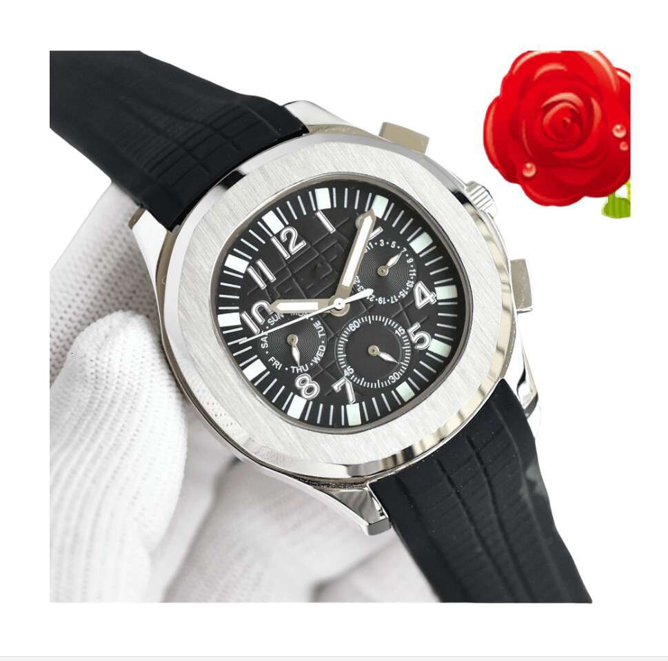 New Men Brand Aquanaut Nautilusity 5740 5261 Series Wristwatches Men's Automatic Mechanical Watches Women Luxury Watch Brown Dial Rose Gold Stainless Steel Strap