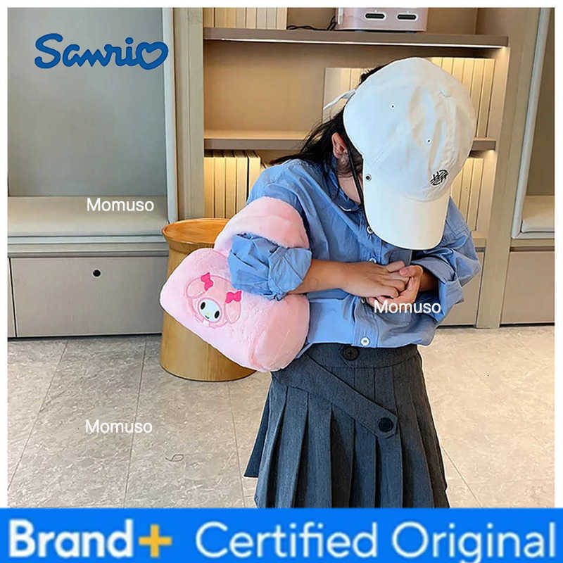 Sanrio Cartoon Plush Crossbody Bag for Girls Cute Strawberry Bear Handbag Stylish Backpack Cross-Border Popular Children Shoulder Bag H251230