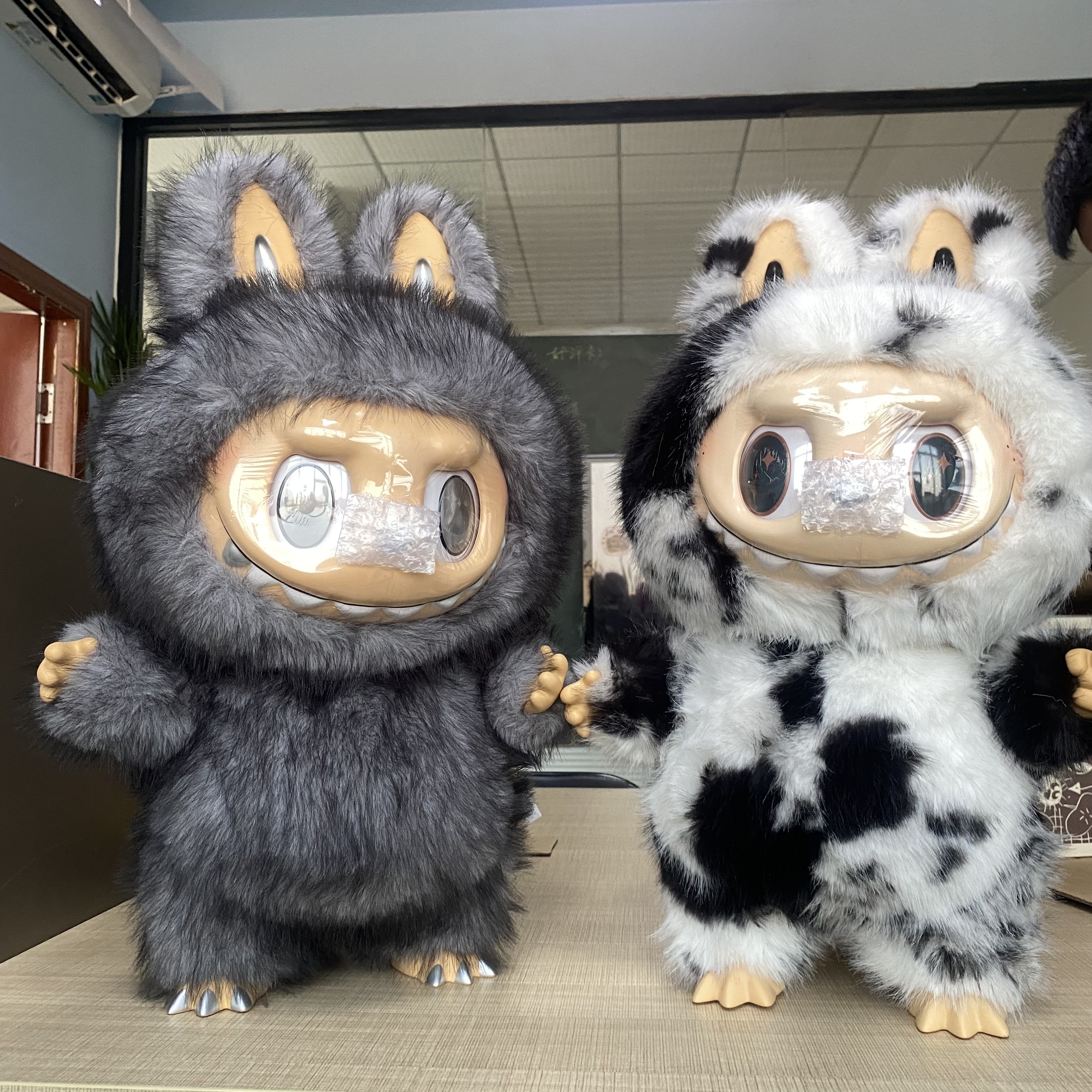 Zimomo Large 58cm Labubu Premium Limited Fan Custom Edition Plushine Anime Dolls I Found You Enamel Characters Mystery Boxes QIAOWANTONG