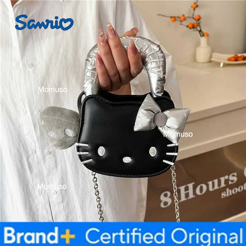 Sanrio New Cartoon Hello Kitty Advanced Chain Crossbody Bag Kawaii Mini Girl Handbag Cute And Stylish Cartoon Bag Girl Gift H251230