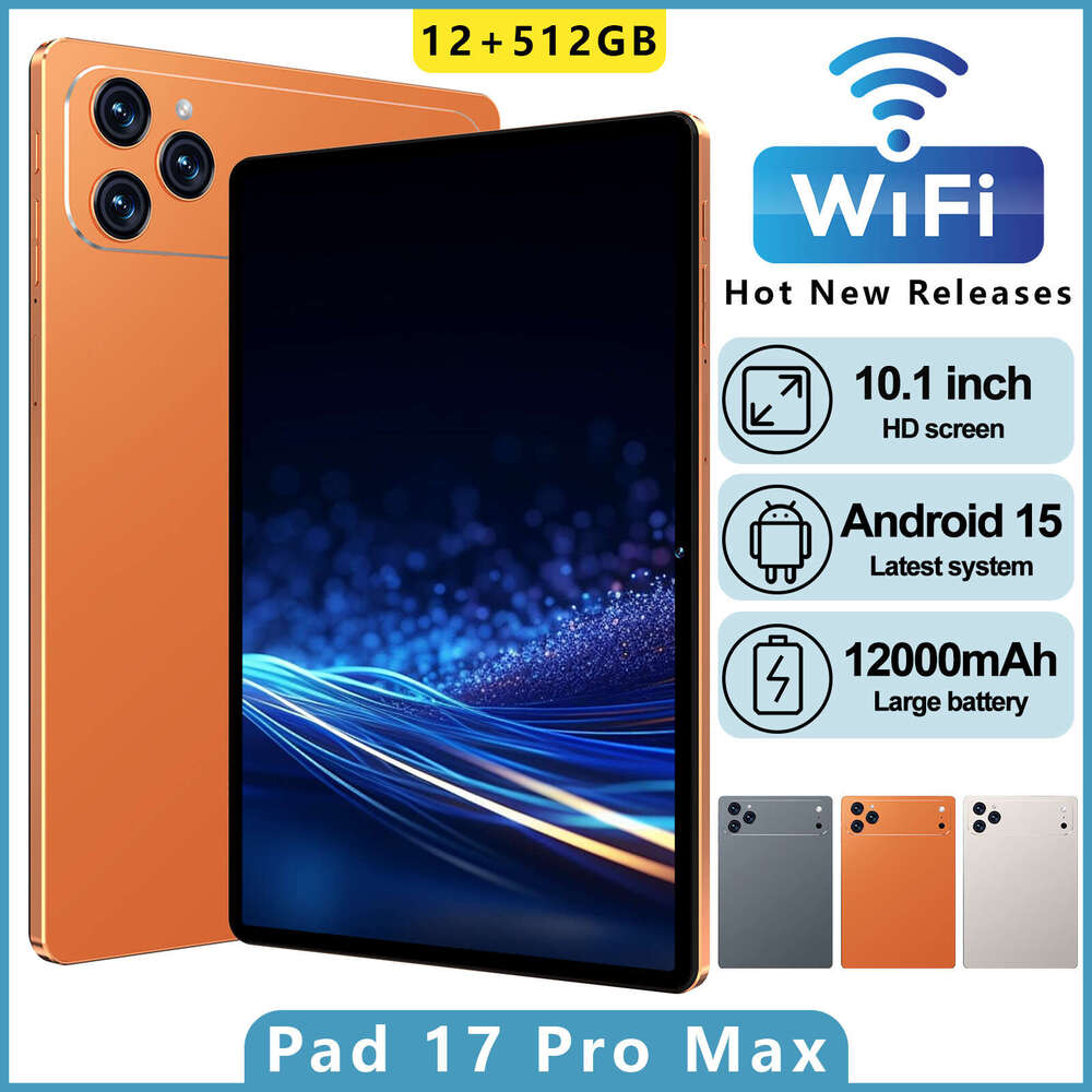 Renowned cross-border Pad 17 ProMax brand new Android smart tablet 12+512G source manufacturer CKS
