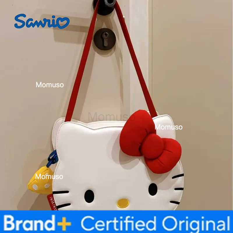Sanrio Hello Kitty Kawaii Sweet Backpack Student Large Capacity Backpack Commuting Bag Cartoon Character Schoolbag Holiday Gift H251230