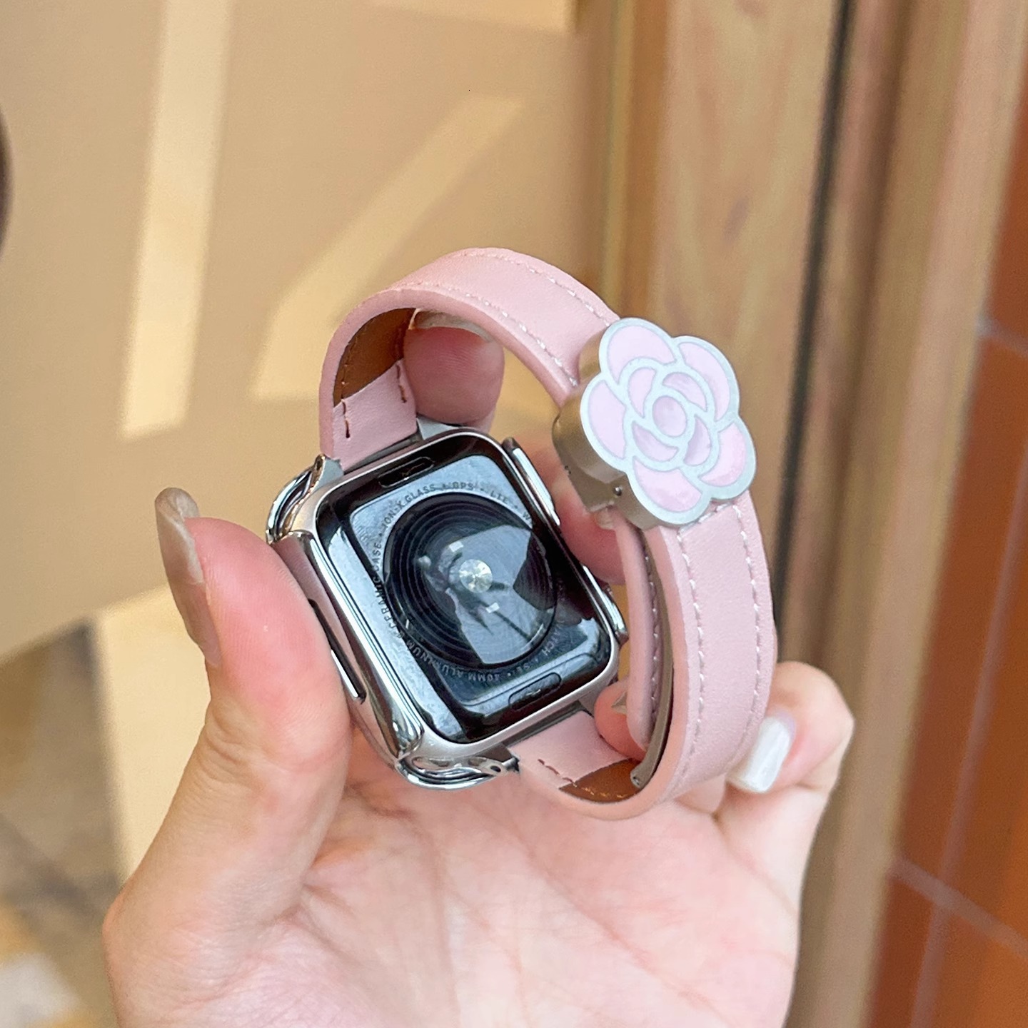 Compatible with Apple Watch S10 Camellia 10% off Stackable 8 Magnetic 7 6 iWatch S123 Strap Women Summer