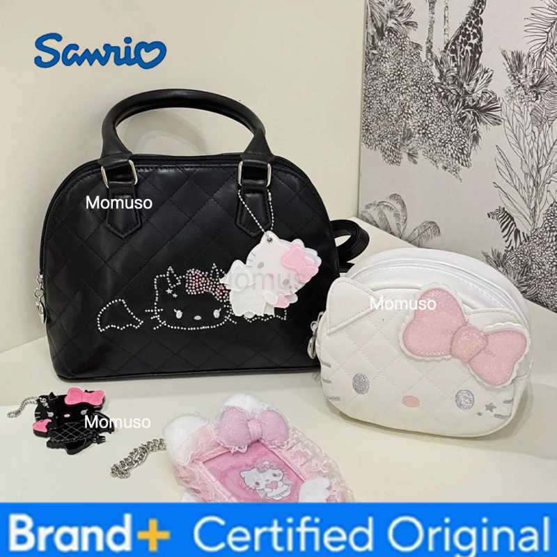 Sanrio Kawaii Shoulder Bag Anime Hello Kitty Large Capacity Cute Cartoon Sweet Handbag Lovely Crossbody Bag Gifts for Girls H251230