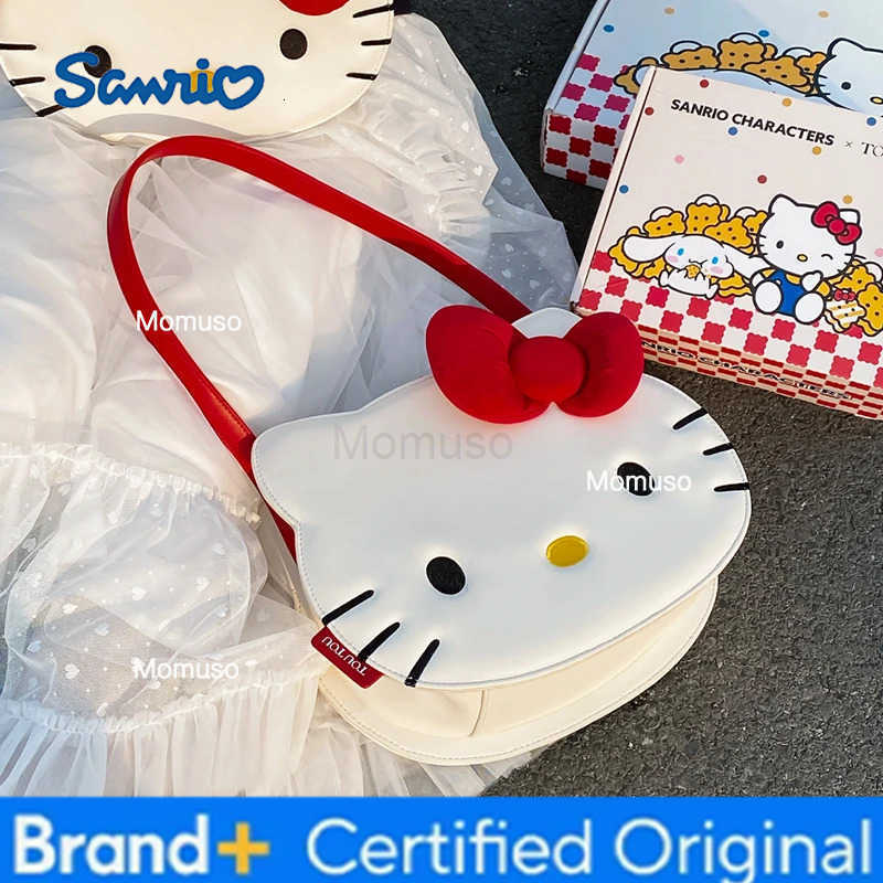 Sanrio Anime Hello Kitty Kawaii Shoulder Bag Storage Travel Messenger Bag Daily Commuting High-Capacity Girls Birthday Gift H251230