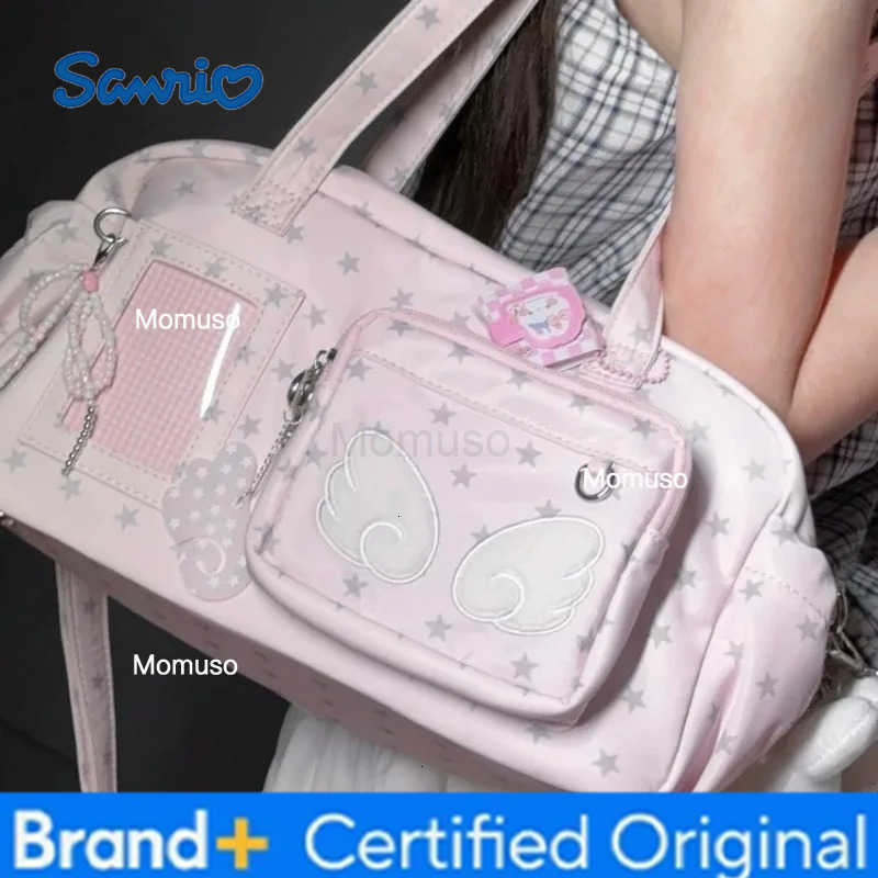 Sanrio New Niche Design Star Girls Ulzzang Ita Bag Jk Uniform Y2K Shoulder Bag Large Capacity Crossbody Bag Cute Kawaii Dolls Bag H251230