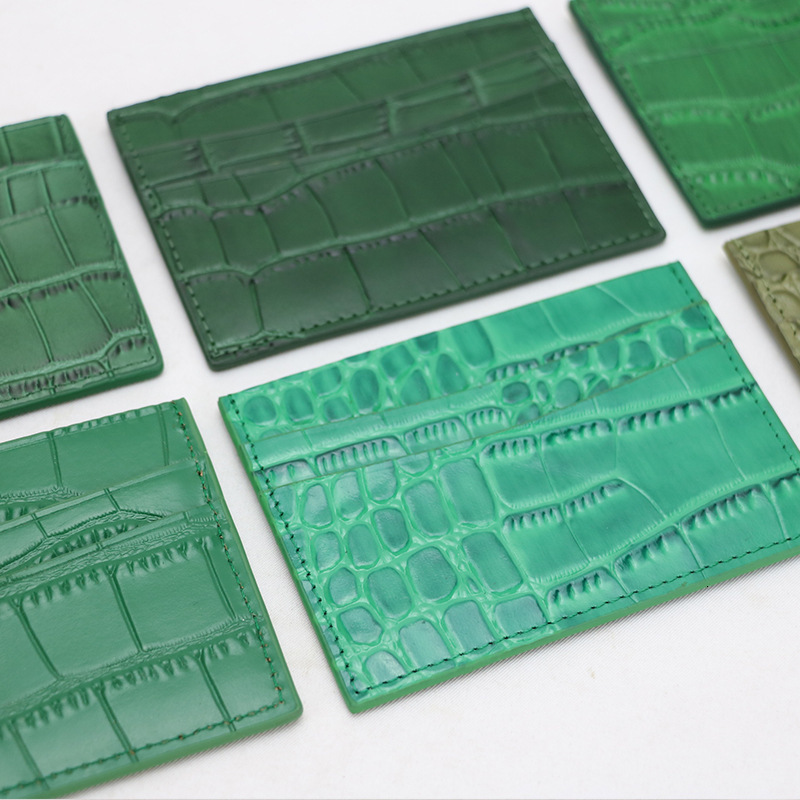 Custom Name Monogram Genuine Leather Men Wallet Card Holder Pattern Gift for Girlfriend Boyfriend Friend Her 251023