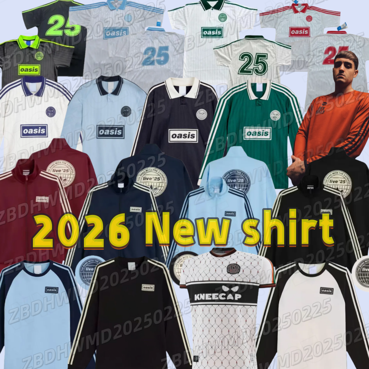 Oasis 2026 Tour Jacquard Football Jersey Shirts Kit 25 26 27 Oasis Live Fontaines Dc Home Away Third GK BLACK Bohemians 135th Anniversary GUINNESS Soccer Jerseys men