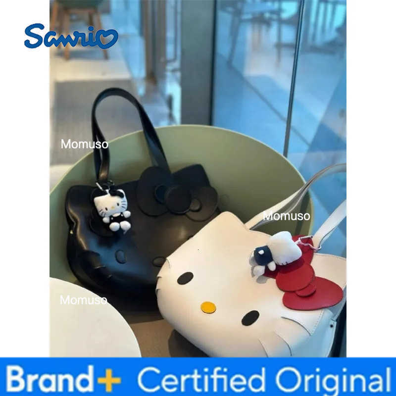 Sanrio Kawaii Hello Kitty Large Capacity Handheld Fitness Bag Women Anime Girly Heart Cute Commuter Shoulder Bag Girls Gift H251230