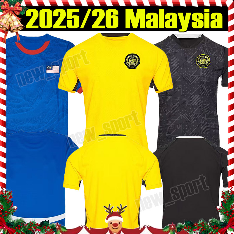 2025/26 Malaysia Soccer Jerseys National team Fans Version SAFAWI #11 2024 2025 FAISAL.H #7 ARIF #12 de Futbol AKHYAR.R #19 HEVEL #13 Men Size Football Shirts