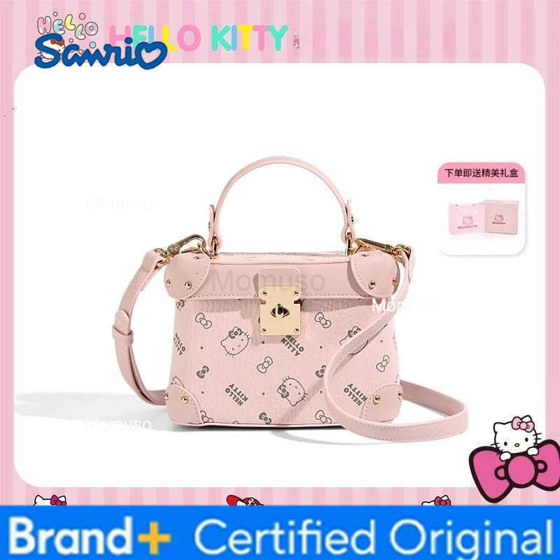 Sanrio Kawaii Hello Kitty Handbag Anime Cute Girl Fashion Versatile Crossbody Bag Advanced Gift Box Gift Bag Exquisite Packaging H251230