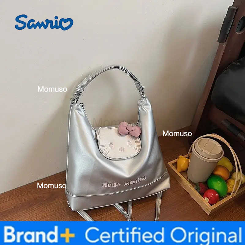 Sanrio Kitty Cute Shoulder Bag Hello Kitty Shoulder Bag Large Capacity Fashion Sweet Style Student Girl Shop Tote Bag Shoulder Bag New H2512301