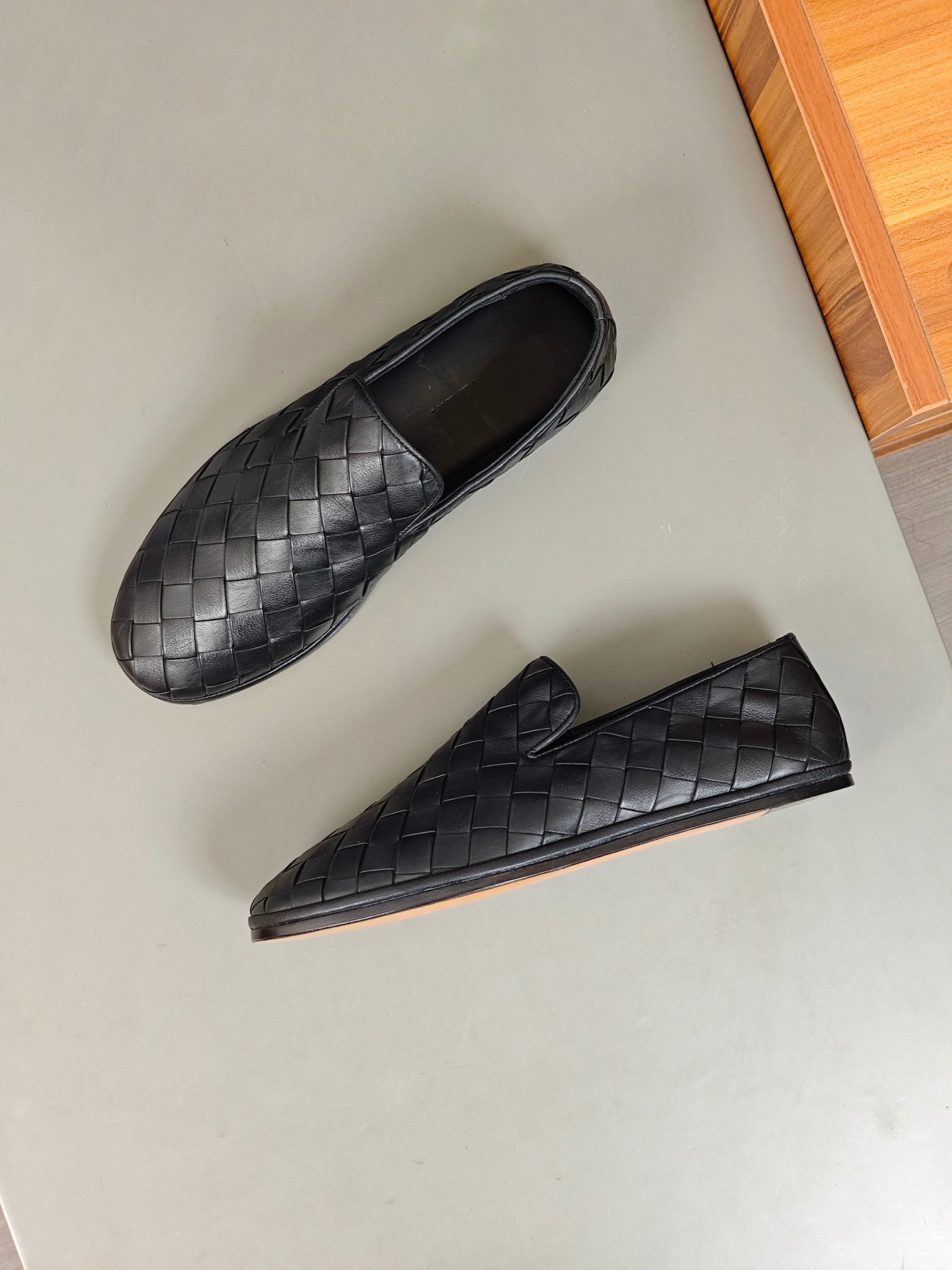 Daddy Loafer Designer Men Shoes James Loafer Calfskin Leather Intrecciato Craftsmanship Luxury Haddock Loaferss
