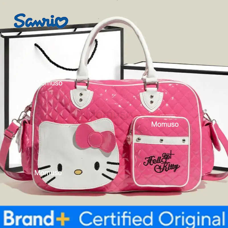 Sanrio Large Capacity Travel Bag Hello Kitty Large Capacity Handbag Sweetheart Travel Bag Big Shoulder Bag Storage Fitness Bag H251230