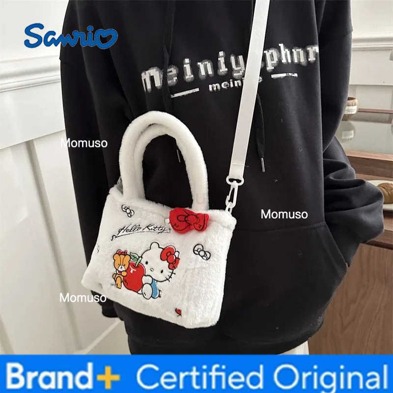 Sanrio HelloKitty My Melody Kuromi Cute Kawaii Anime Character Merchandise Shoulder Bag High-Value Creative Cartoon Shoulder Bag H251230