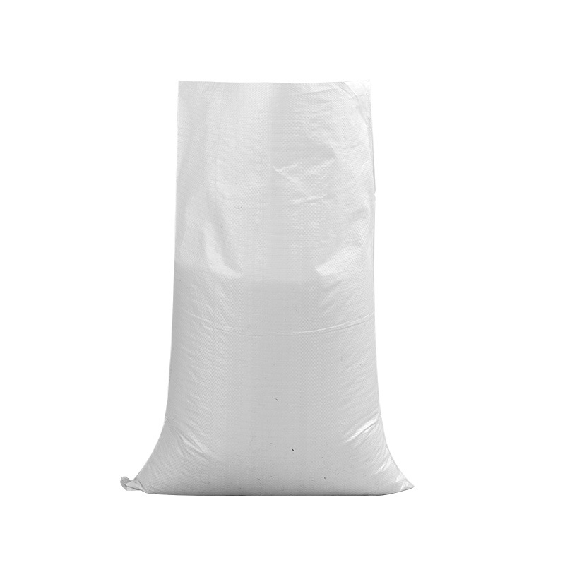 Durable Thickened White Plastified Weave Bag with Personalization Options - Ideal for Bulk Orders