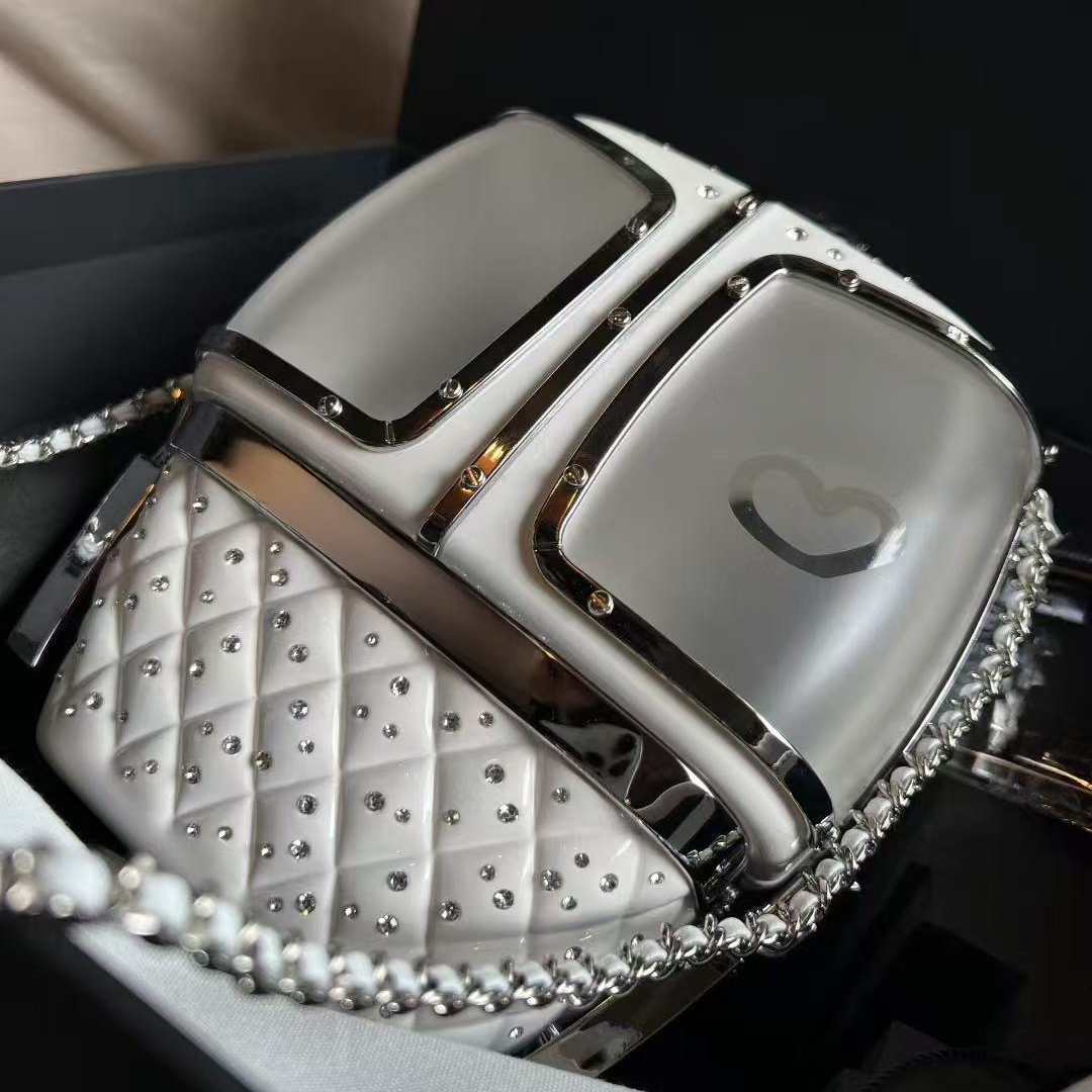 ski lift ice cream new popcorn minaudiere cosmetic case original quality small flap bag sequin bag designer flip bag women tote genuine leather shoulder evening bag