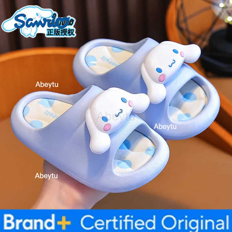 Sanrio Original cartoon girls student Kuromi slippers Shoes girls shoes gift H251230