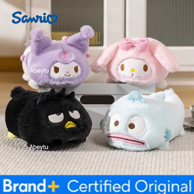 Sanrio Warm New Pochacco Kawaii Home Plush Slippers KT Hangyodon Kuromi My Melody Girls Winter Thick Sole Non-slip Cotton Shoes Gifts H251230