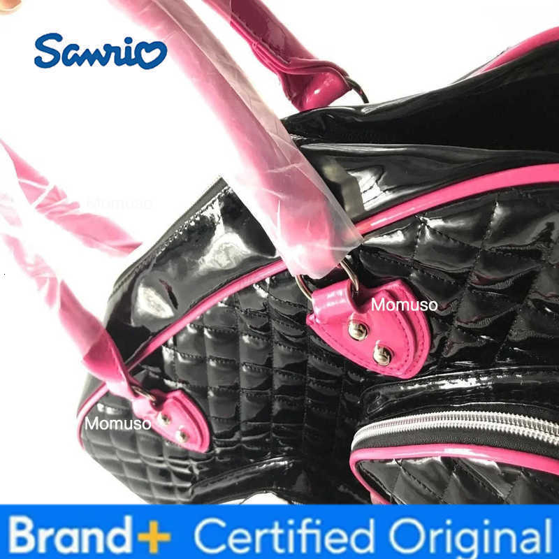 Sanrio hello kitty childrens PU glossy handbag messenger bag travel bag girl cute cartoon shoulder bag H251230