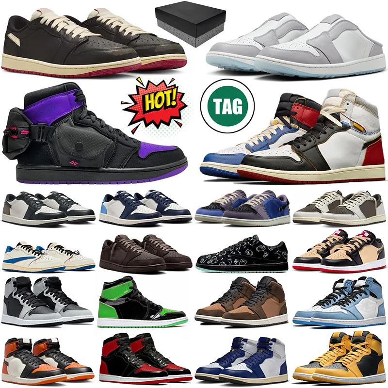 Mule Golf 1 1s Low Basketball Shoes Nigel Sylvester Utility Spider Verse Voodoo Alternate Shadow Bred Patent Lucky Green Womens Mens Trainers Outdoor Sneakers