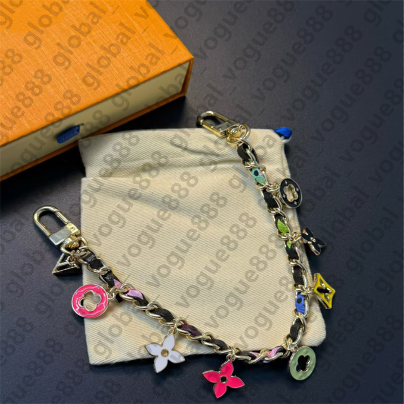 Designer key chain gold ring keychain holder keyring anti-lost stainless steel lanyards for keys trendy gold plated keychains portachiavi designer keyrings