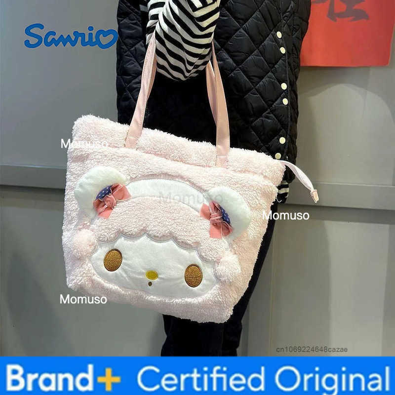Sanrio my melody New Cute Cartoon Shoulder Bag Pink Girl Heart Large Capacity Portable tote Bag korean version versatile Handbag H251230