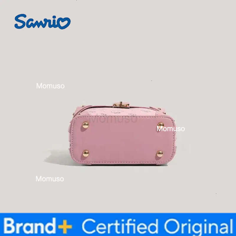 Sanrio Hello Kitty Box Desgin Handbag Cartoon PU Leather Crossbody Bag for Women Korean Fashion Niche Shoulder Bag for Girls H251230