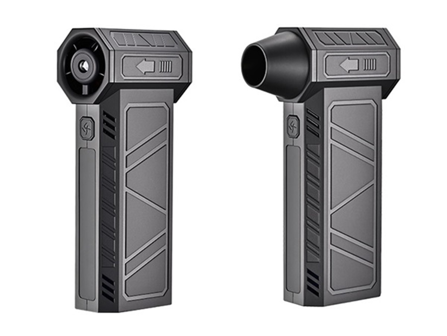 S9 Cordless Air Duster: 57m/s Wind, 100K RPM, Dual 3000mAh Battery, 4-Speed + Turbo & LED/SOS Light for Car/PC Deep Cleaning