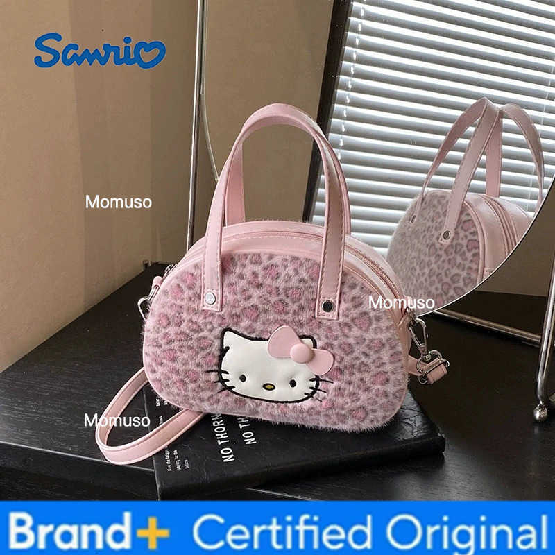 Sanrio MINISO Shoulder BagBagpack Cinnamoroll Messenger Tote Y2k Hello Kitty Bag Makeup Storage Crossbody Fashion Bag Gifts for Girls H251230