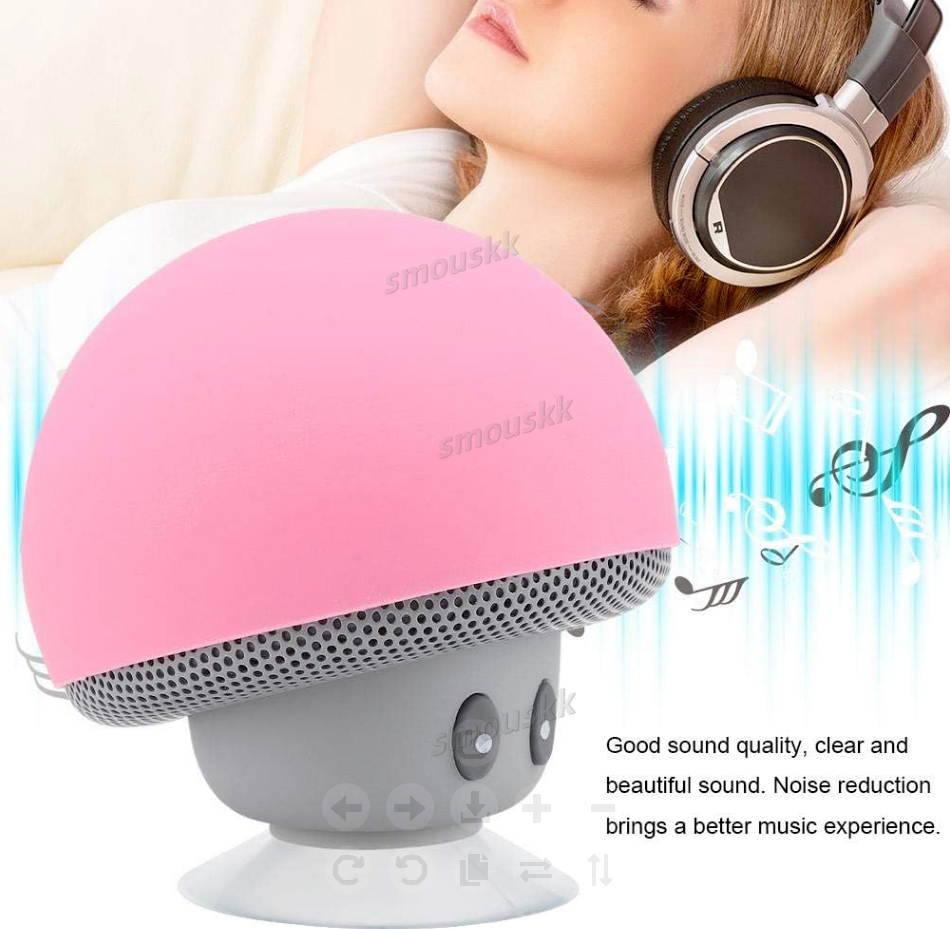 Wireless Bluetooth Speaker 30ft Wireless Range Subwoofer With Suction CupSuitable for Cycling Picnic Outdoor Bike Mount Accessory