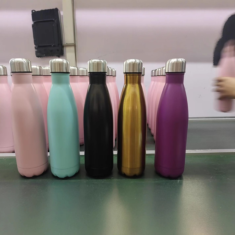 Outdoor cup 500 750 1000ml insulated cola bottle 304 stainless steel vacuum sports hot-sale products W260226