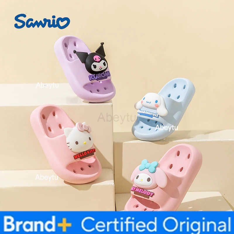 Sanrio New childrens slippers cartoon cute soft sole slippers indoor non-slip slippers for girls H2512301