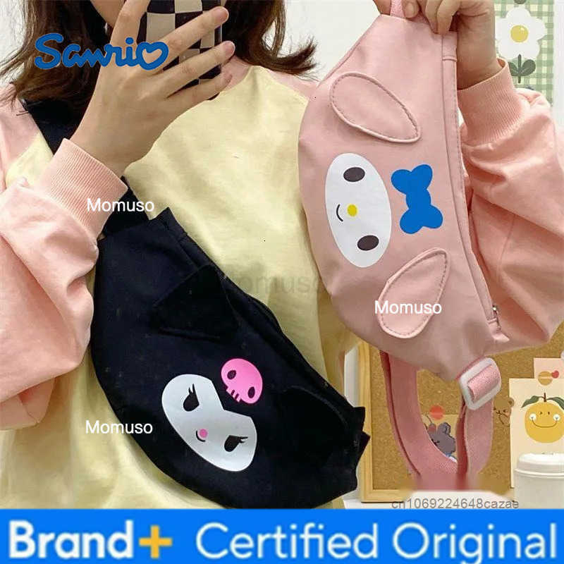 Sanrio Cinnamoroll My Melody Kuromi New Cartoon Handbag Versatile Trendy Cute Crossbody Bag Japanese Style Harajuku Shoulder Bag H251230