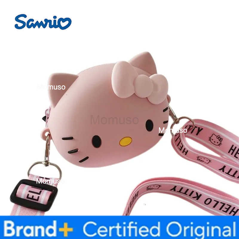 Sanrio 12Cm/20Cm Hello Kitty Crossbody Bag For Women Kawaii Messenger Bag Travel 3D Shoulder Bag Small Purse Phone Bag For Girls Gift H251230
