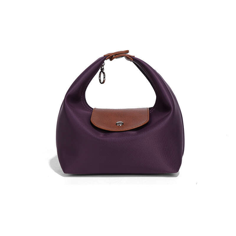 New Waterproof Nylon Lunch Box Niche Design Commuter Handbag Casual Versatile Shoulder Dumpling Bag for Women Vintage Quilted