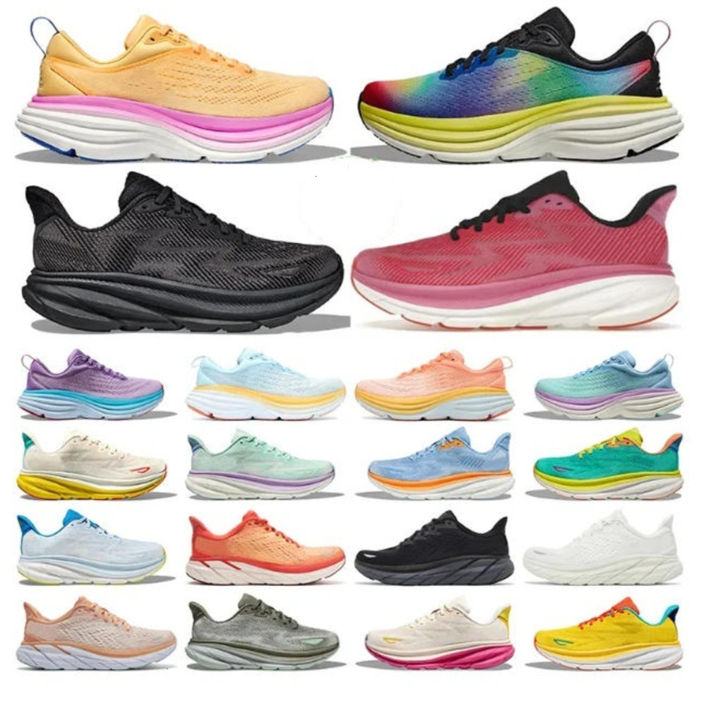 2026 Clifton 9 Casual Bondi Cliftons Shoes Sports Harbor Mist Black White Carbon X 2 Free People Designer Athletic Bondis 8 Mens Women Jhza