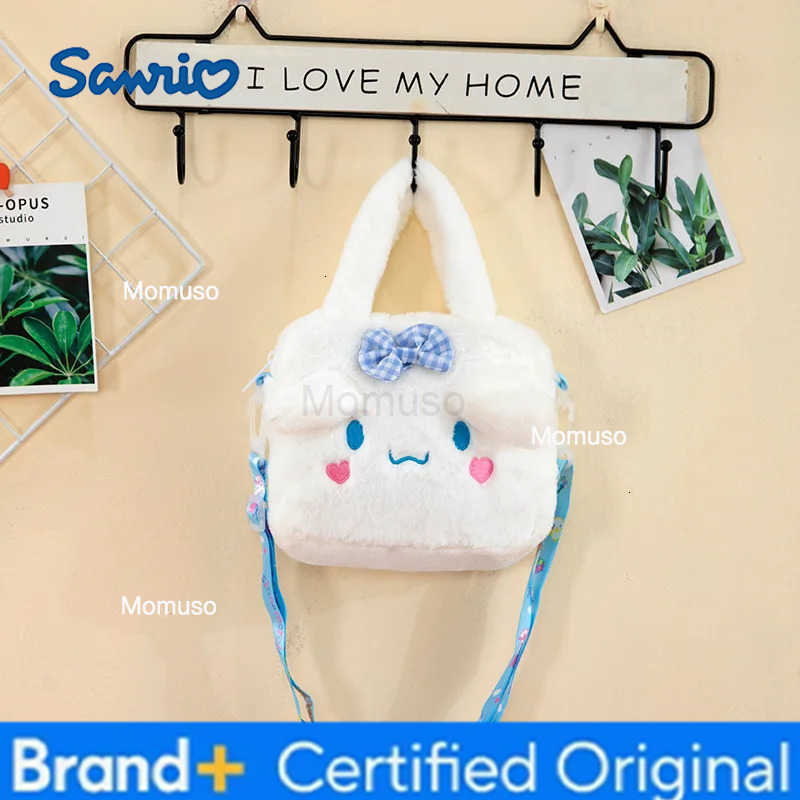 Sanrio Plush Bag Kuromi Cinnamoroll Melody Stitch Handbag Hello kitty Crossbody Cosmetic Storage Bags Boys Girl Christmas Gift H251230