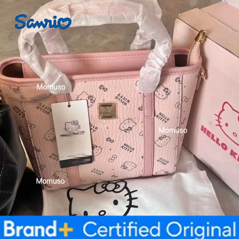 Sanrio Hello Kitty film peripheral cartoon cute tote bag sweet and fashionable handbag for girls shoulder crossbody bag Birthday gift H251230